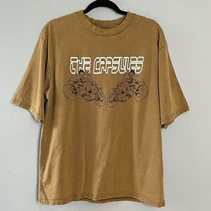 SORA Graphic Print Short Sleeve Tee-M- "The Capsules" Anime Streetwear Cyberpunk